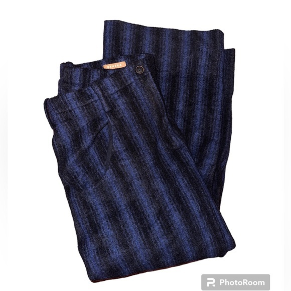NEHERA‎ authentic blue and black striped wool pants